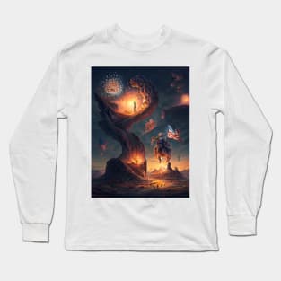 "Fractured Freedom" Long Sleeve T-Shirt